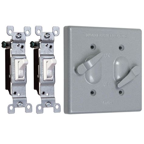 toggle switch waterproof cover|exterior weatherproof light switch covers.